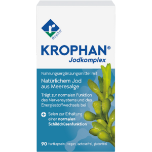 KROPHAN® Blasentangtabletten versorgen den Körper mit lebensnotwendigem Jod. 